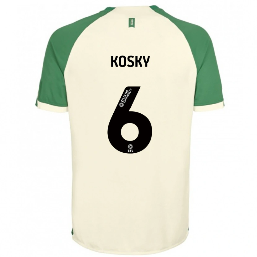 Danxen Herren Rachel Kosky #6 Cremeweiß Grün Auswärtstrikot Trikot 2025/26 T-Shirt Österreich