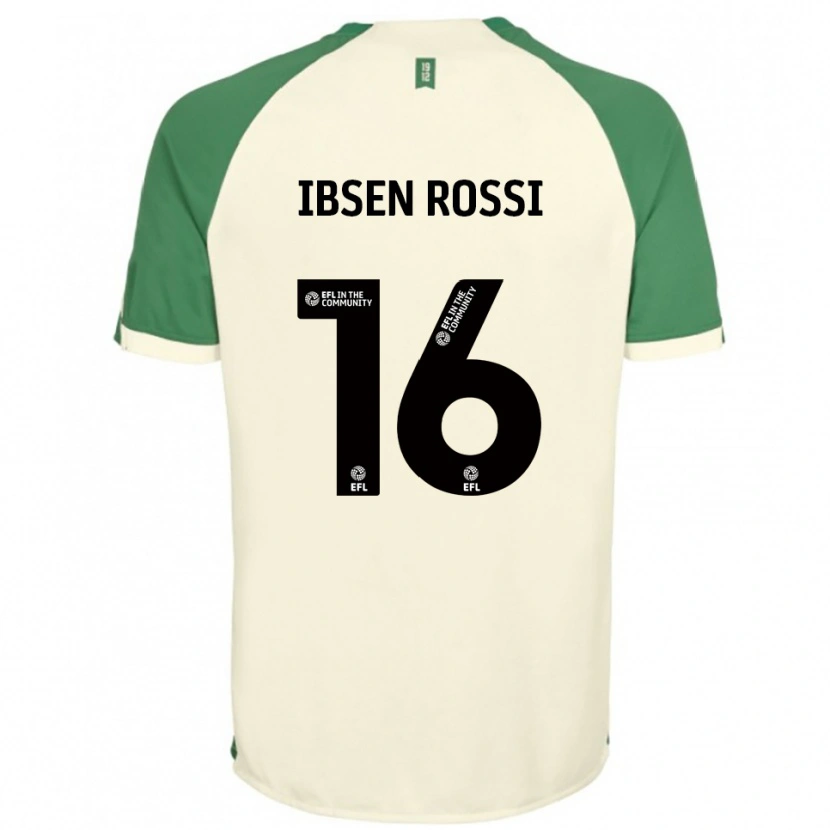 Danxen Herren Zeno Ibsen Rossi #16 Cremeweiß Grün Auswärtstrikot Trikot 2025/26 T-Shirt Österreich