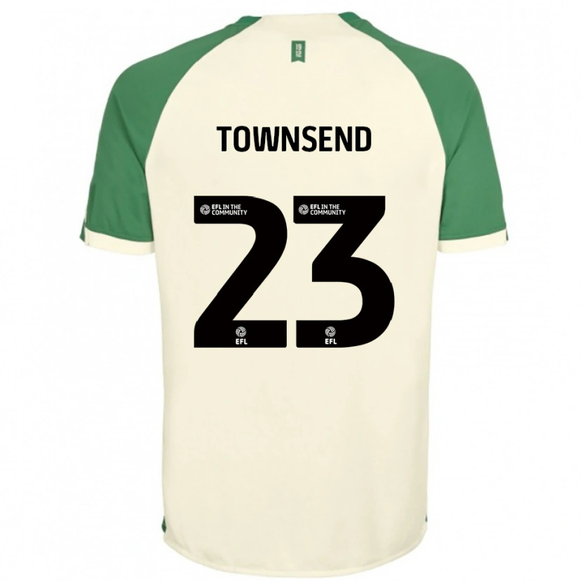Danxen Herren Eleanor Townsend #23 Cremeweiß Grün Auswärtstrikot Trikot 2025/26 T-Shirt Österreich