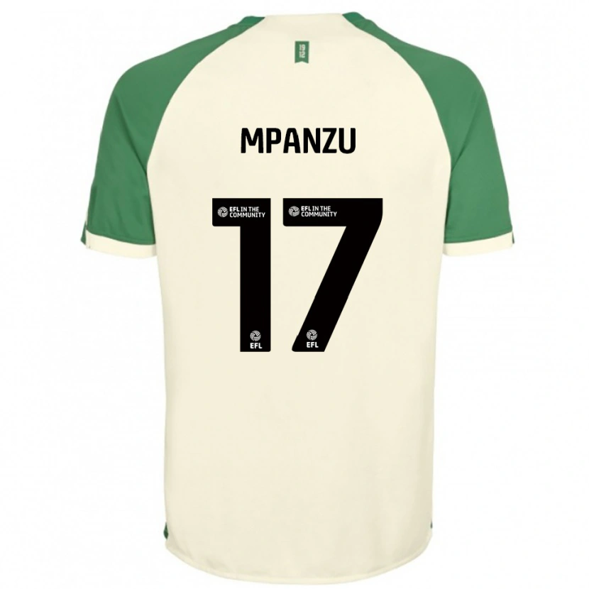 Danxen Herren Pelly Ruddock Mpanzu #17 Cremeweiß Grün Auswärtstrikot Trikot 2025/26 T-Shirt Österreich