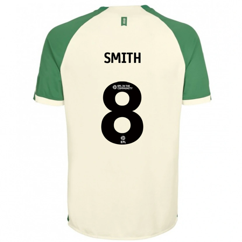 Danxen Herren Korey Smith #8 Cremeweiß Grün Auswärtstrikot Trikot 2025/26 T-Shirt Österreich