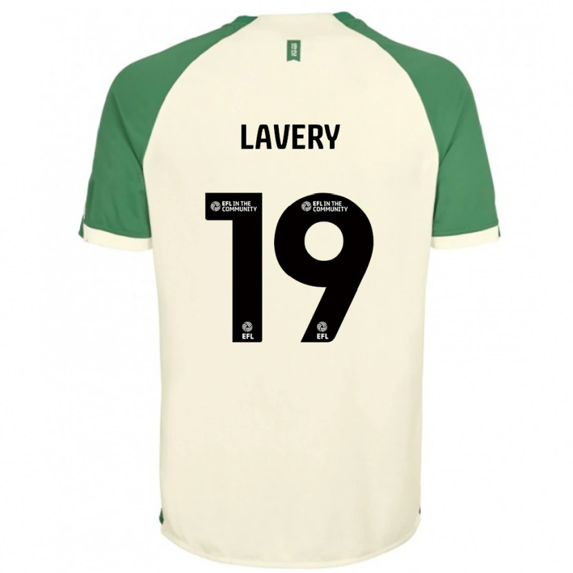 Danxen Herren Shayne Lavery #19 Cremeweiß Grün Auswärtstrikot Trikot 2025/26 T-Shirt Österreich