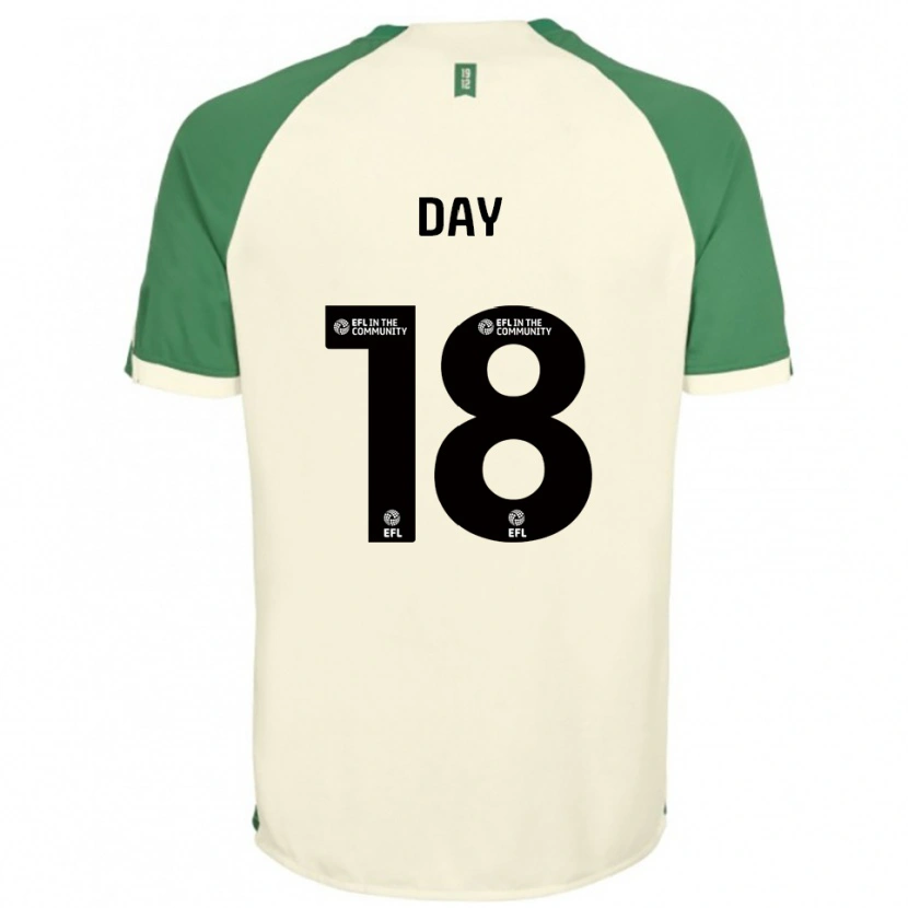 Danxen Herren Niamh Day #18 Cremeweiß Grün Auswärtstrikot Trikot 2025/26 T-Shirt Österreich