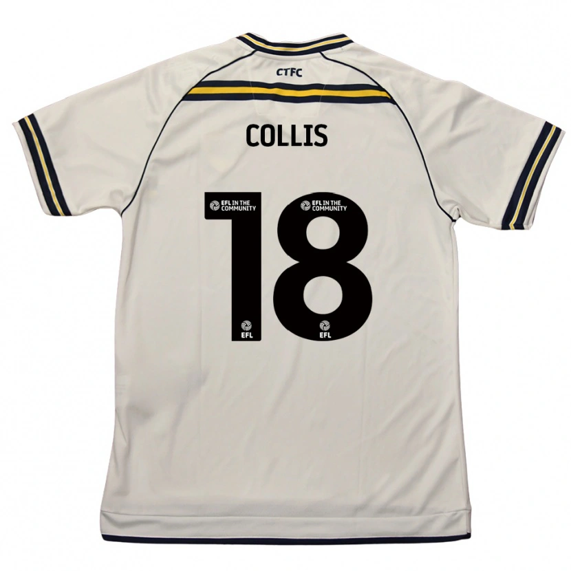 Danxen Herren Maisy Collis #18 Weiß Marine Auswärtstrikot Trikot 2025/26 T-Shirt Österreich