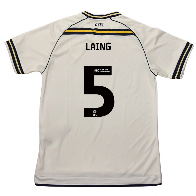 Danxen Herren Levi Laing #5 Weiß Marine Auswärtstrikot Trikot 2025/26 T-Shirt Österreich