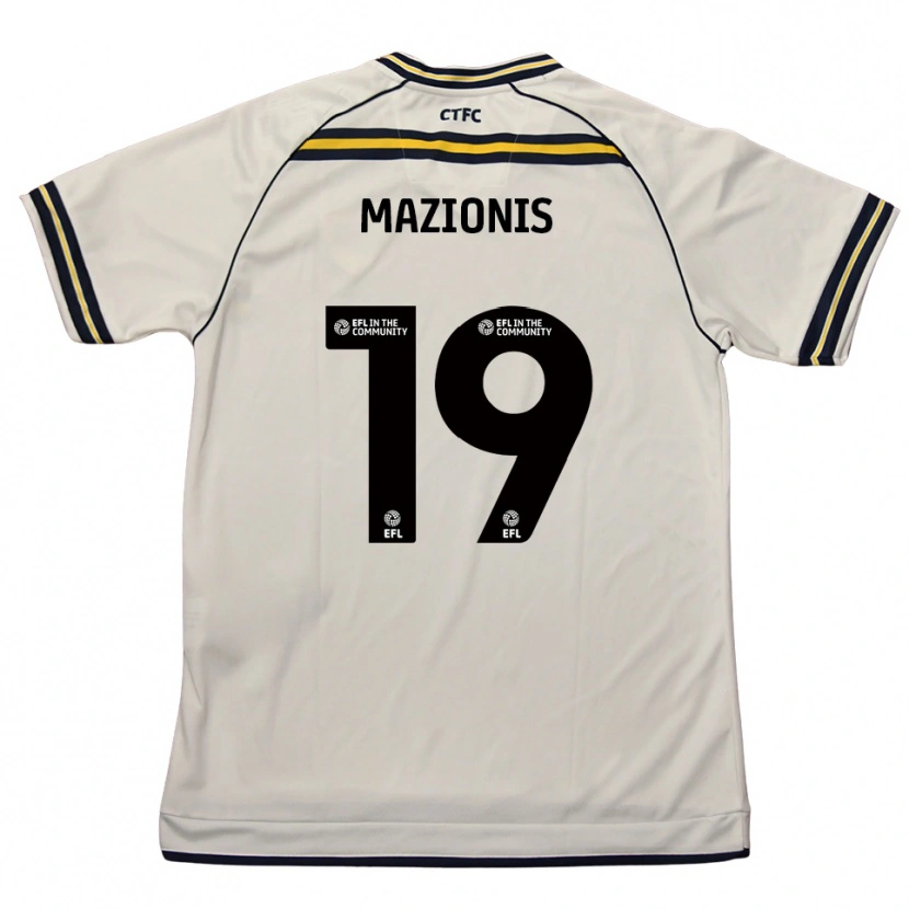 Danxen Herren Jokūbas Mažionis #19 Weiß Marine Auswärtstrikot Trikot 2025/26 T-Shirt Österreich
