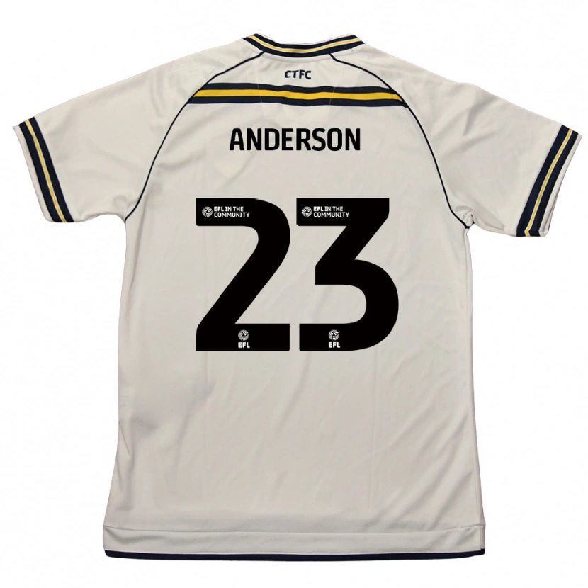 Danxen Herren Taine Anderson #23 Weiß Marine Auswärtstrikot Trikot 2025/26 T-Shirt Österreich