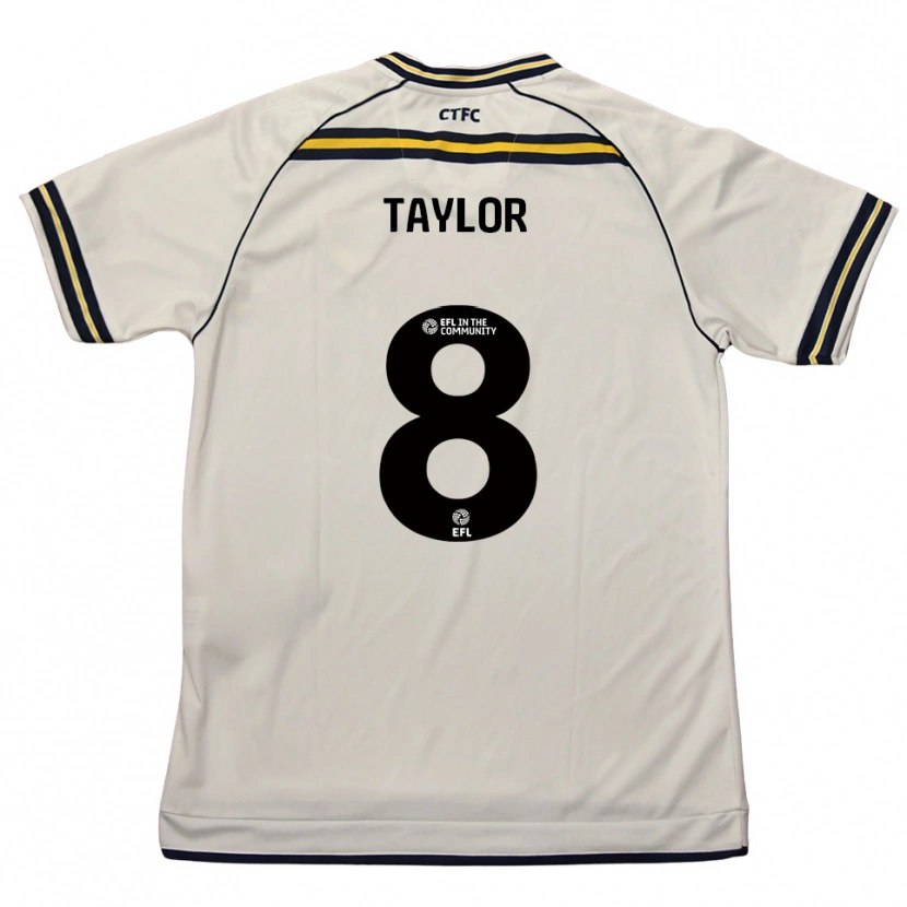 Danxen Herren Charlie Taylor #8 Weiß Marine Auswärtstrikot Trikot 2025/26 T-Shirt Österreich