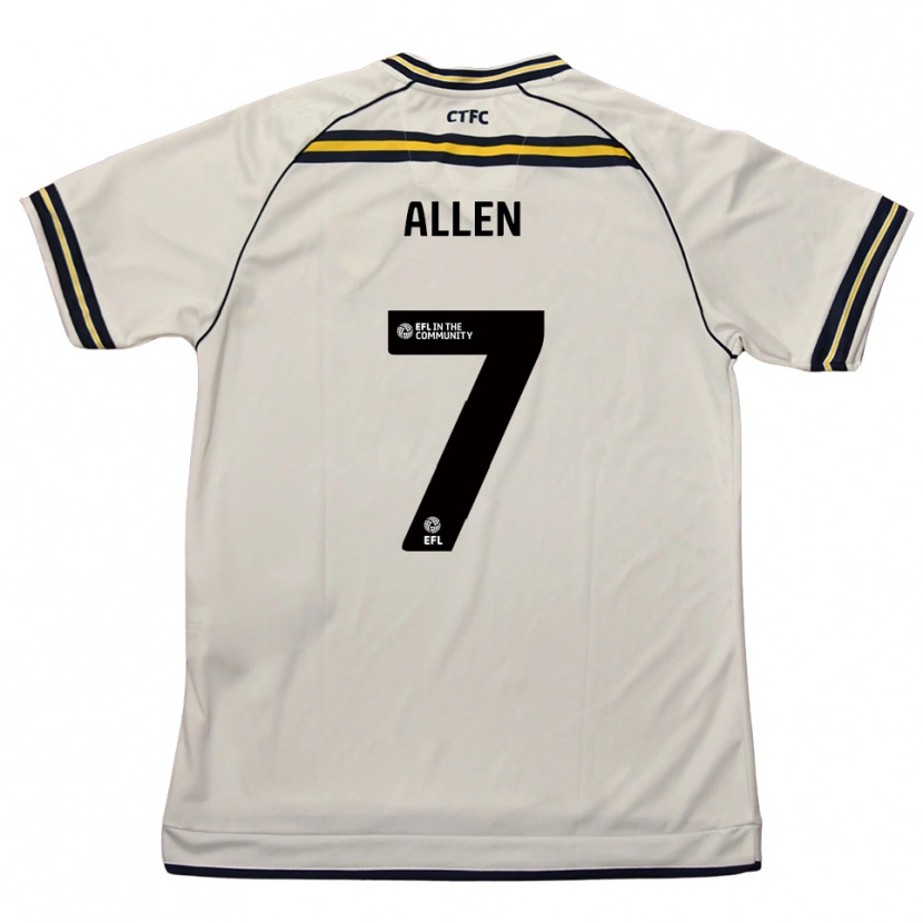 Danxen Herren Emily Allen #7 Weiß Marine Auswärtstrikot Trikot 2025/26 T-Shirt Österreich