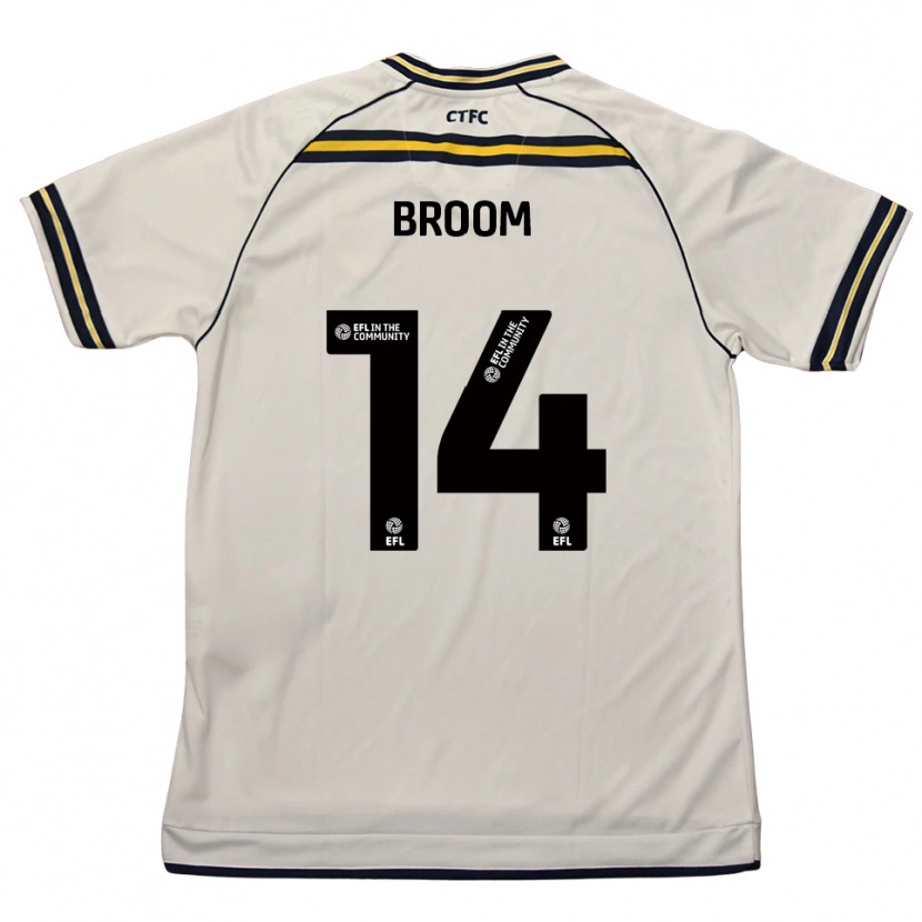 Danxen Herren Ryan Broom #14 Weiß Marine Auswärtstrikot Trikot 2025/26 T-Shirt Österreich