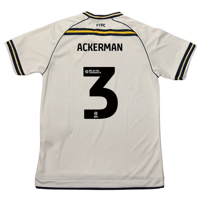 Danxen Herren Daisy Ackerman #3 Weiß Marine Auswärtstrikot Trikot 2025/26 T-Shirt Österreich