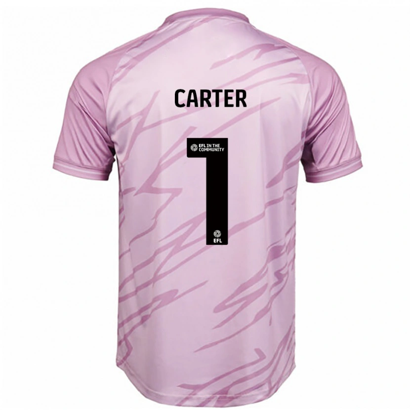 Danxen Herren Phoebe Carter #1 Pink Schwarz Auswärtstrikot Trikot 2025/26 T-Shirt Österreich