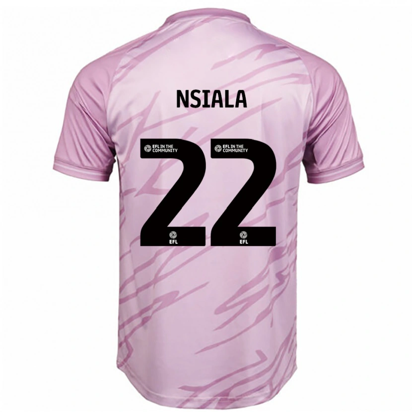 Danxen Herren Toto Nsiala #22 Pink Schwarz Auswärtstrikot Trikot 2025/26 T-Shirt Österreich