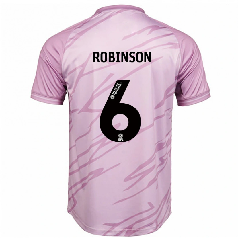 Danxen Herren Alicia Robinson #6 Pink Schwarz Auswärtstrikot Trikot 2025/26 T-Shirt Österreich