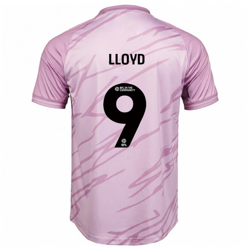 Danxen Herren George Lloyd #9 Pink Schwarz Auswärtstrikot Trikot 2025/26 T-Shirt Österreich