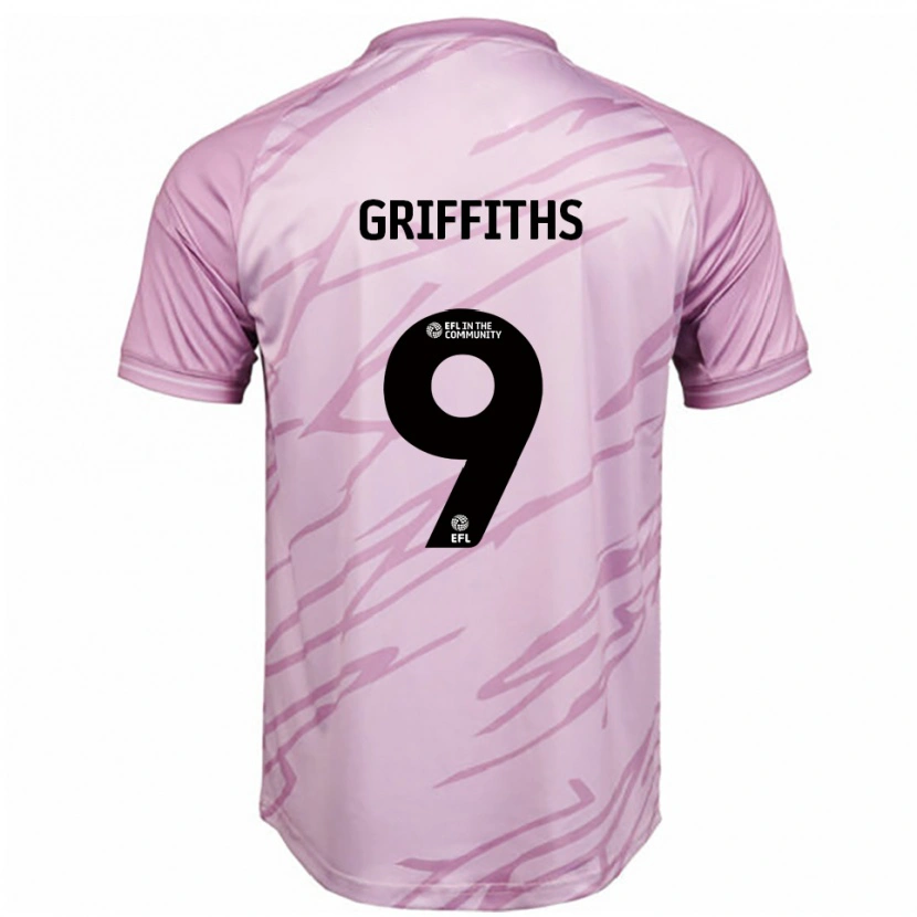 Danxen Herren Zoe Griffiths #9 Pink Schwarz Auswärtstrikot Trikot 2025/26 T-Shirt Österreich