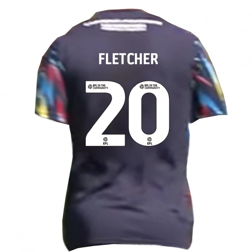 Danxen Herren Isaac Fletcher #20 Marine Gelb Rot Auswärtstrikot Trikot 2025/26 T-Shirt Österreich