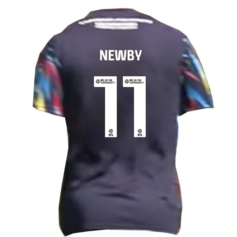 Danxen Herren Elliot Newby #11 Marine Gelb Rot Auswärtstrikot Trikot 2025/26 T-Shirt Österreich