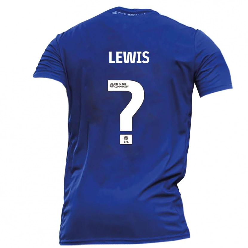 Danxen Herren Ramone Lewis #0 Blau Weiß Auswärtstrikot Trikot 2025/26 T-Shirt Österreich