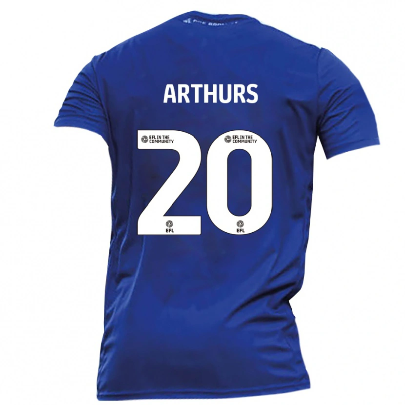Danxen Herren Jude Arthurs #20 Blau Weiß Auswärtstrikot Trikot 2025/26 T-Shirt Österreich