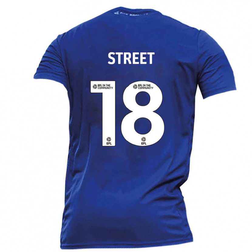 Danxen Herren Will Street #18 Blau Weiß Auswärtstrikot Trikot 2025/26 T-Shirt Österreich