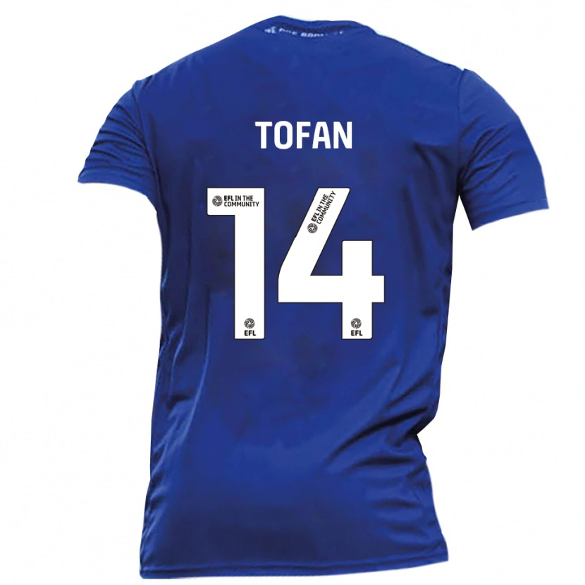 Danxen Herren Rob Tofan #14 Blau Weiß Auswärtstrikot Trikot 2025/26 T-Shirt Österreich