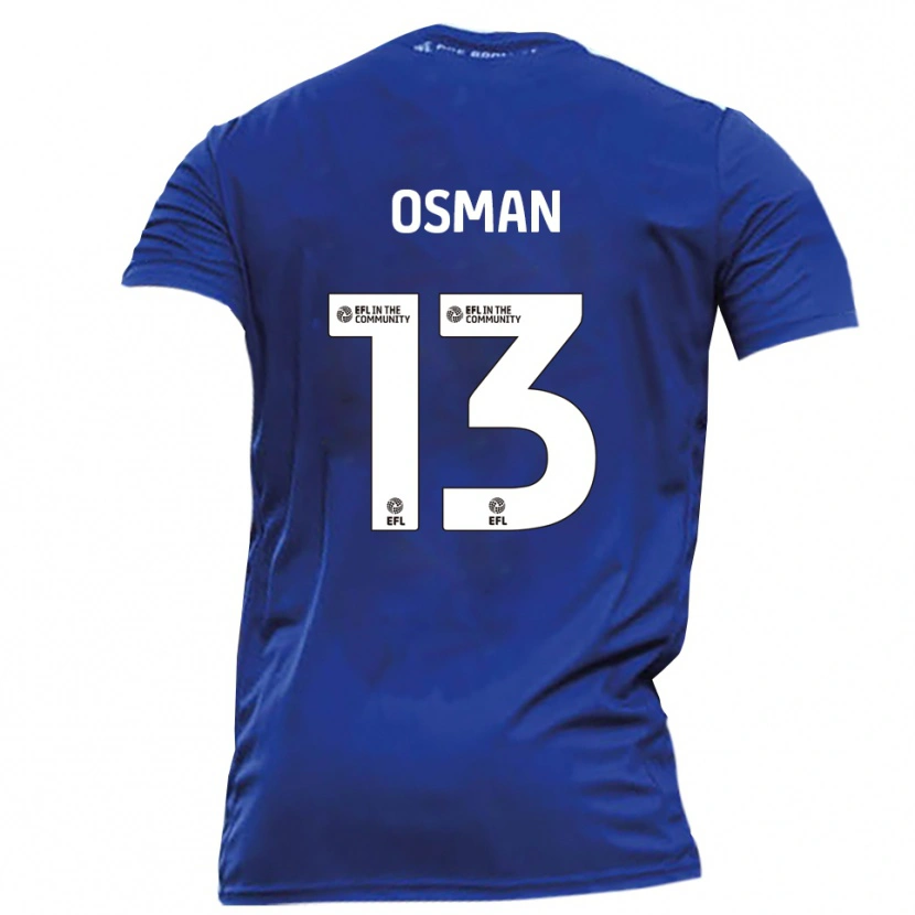 Danxen Herren Cemal Osman #13 Blau Weiß Auswärtstrikot Trikot 2025/26 T-Shirt Österreich