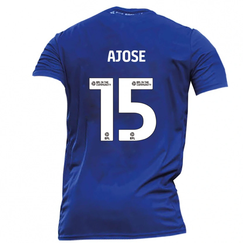 Danxen Herren Zac Ajose #15 Blau Weiß Auswärtstrikot Trikot 2025/26 T-Shirt Österreich