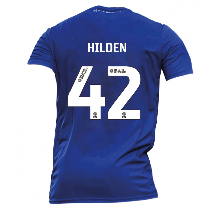 Danxen Herren Alfie Hilden #42 Blau Weiß Auswärtstrikot Trikot 2025/26 T-Shirt Österreich