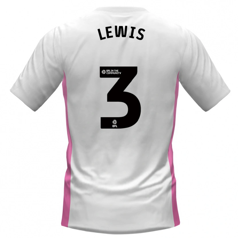 Danxen Herren Adam Lewis #3 Weiß Rot Auswärtstrikot Trikot 2025/26 T-Shirt Österreich