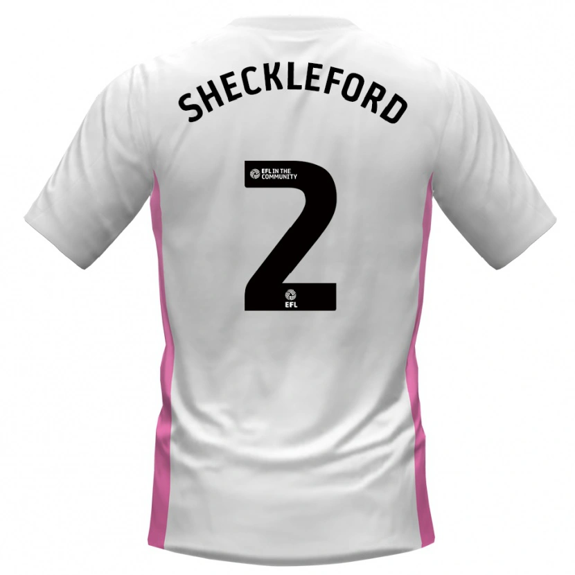 Danxen Herren Ryheem Sheckleford #2 Weiß Rot Auswärtstrikot Trikot 2025/26 T-Shirt Österreich