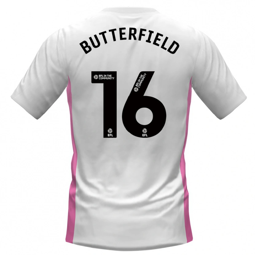 Danxen Herren Luke Butterfield #16 Weiß Rot Auswärtstrikot Trikot 2025/26 T-Shirt Österreich