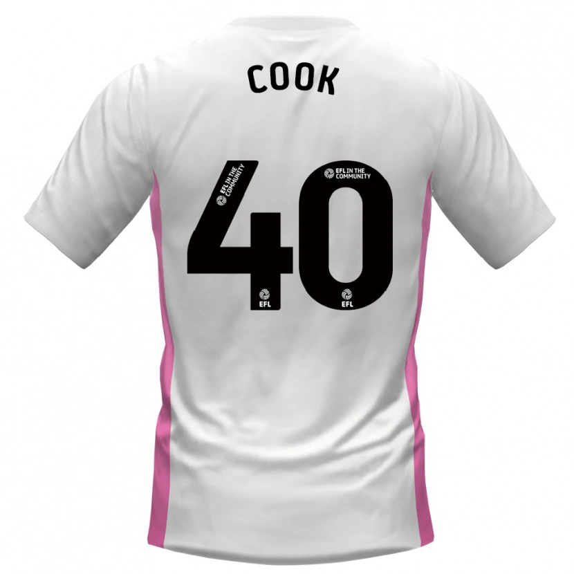 Danxen Herren Connor Cook #40 Weiß Rot Auswärtstrikot Trikot 2025/26 T-Shirt Österreich