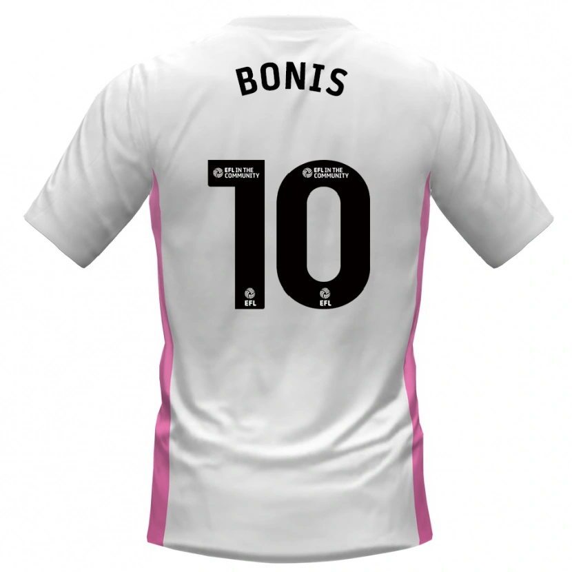 Danxen Herren Lee Bonis #10 Weiß Rot Auswärtstrikot Trikot 2025/26 T-Shirt Österreich