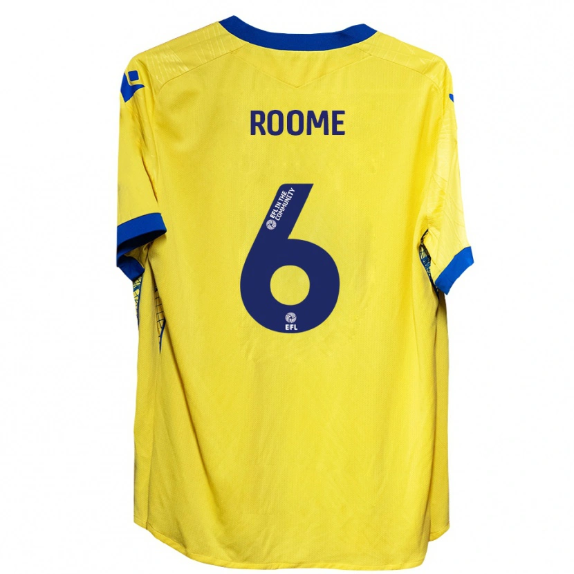 Danxen Herren Tahlia Roome #6 Gelb Blau Auswärtstrikot Trikot 2025/26 T-Shirt Österreich