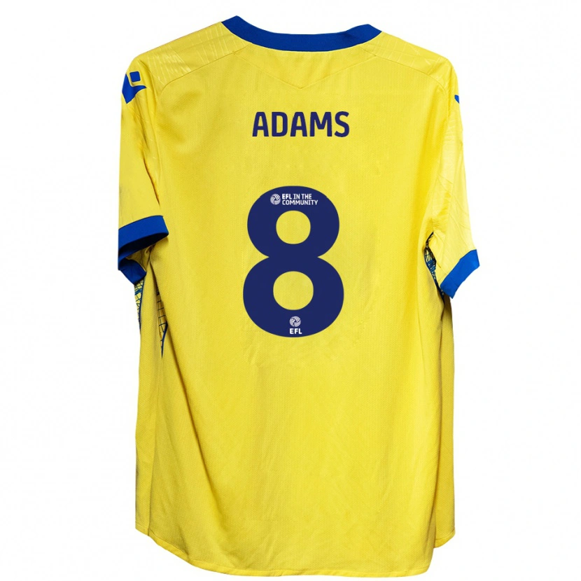 Danxen Herren Thalia Adams #8 Gelb Blau Auswärtstrikot Trikot 2025/26 T-Shirt Österreich