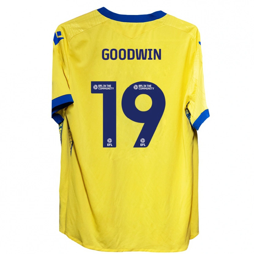 Danxen Herren Will Goodwin #19 Gelb Blau Auswärtstrikot Trikot 2025/26 T-Shirt Österreich