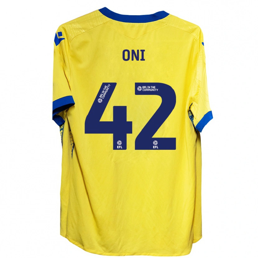 Danxen Herren Milton Oni #42 Gelb Blau Auswärtstrikot Trikot 2025/26 T-Shirt Österreich