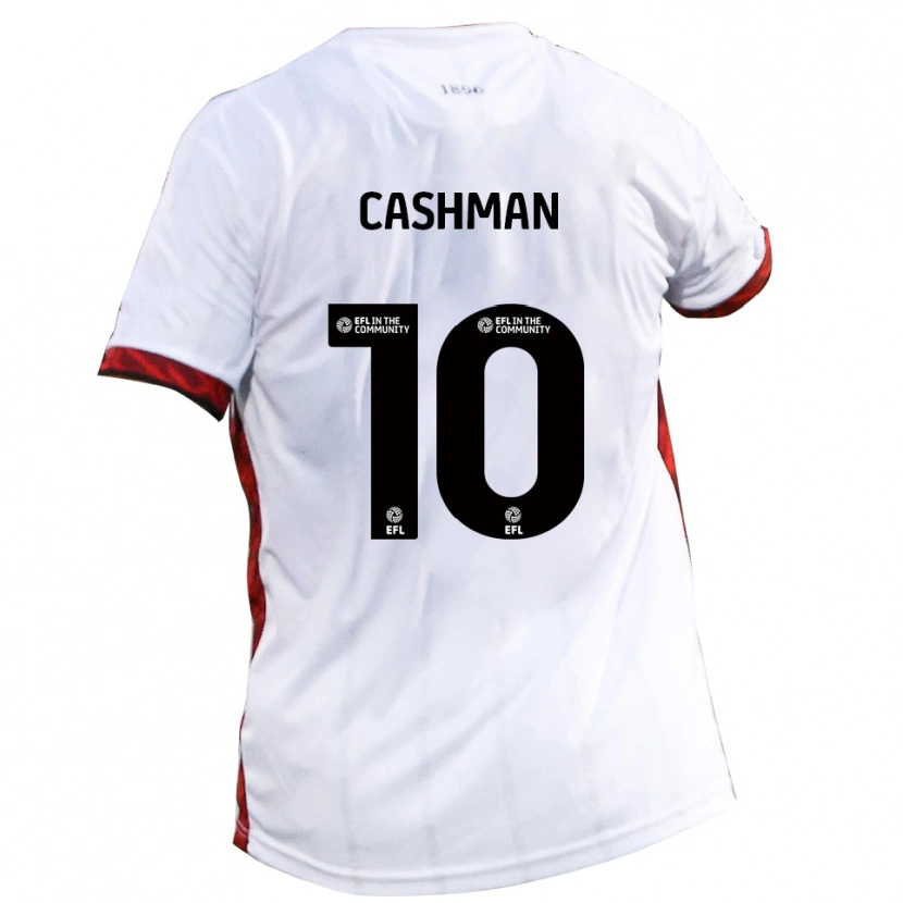 Danxen Herren Danny Cashman #10 Weiß Rot Schwarz Auswärtstrikot Trikot 2025/26 T-Shirt Österreich