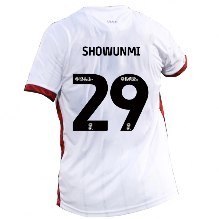 Danxen Herren Tola Showunmi #29 Weiß Rot Schwarz Auswärtstrikot Trikot 2025/26 T-Shirt Österreich