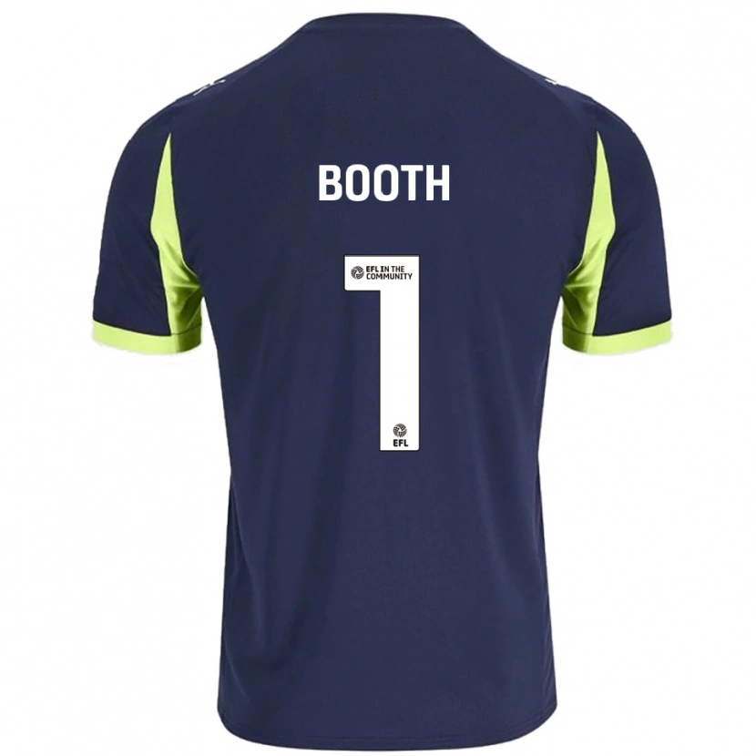 Danxen Herren Tom Booth #1 Marine Fluoreszierendes Grün Auswärtstrikot Trikot 2025/26 T-Shirt Österreich