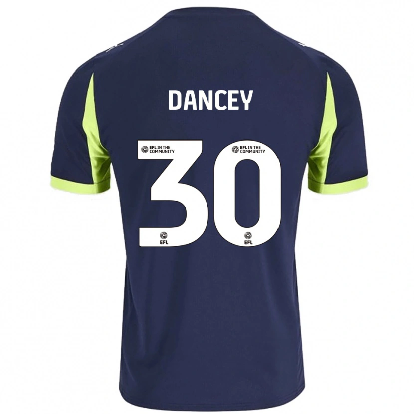 Danxen Herren Stan Dancey #30 Marine Fluoreszierendes Grün Auswärtstrikot Trikot 2025/26 T-Shirt Österreich