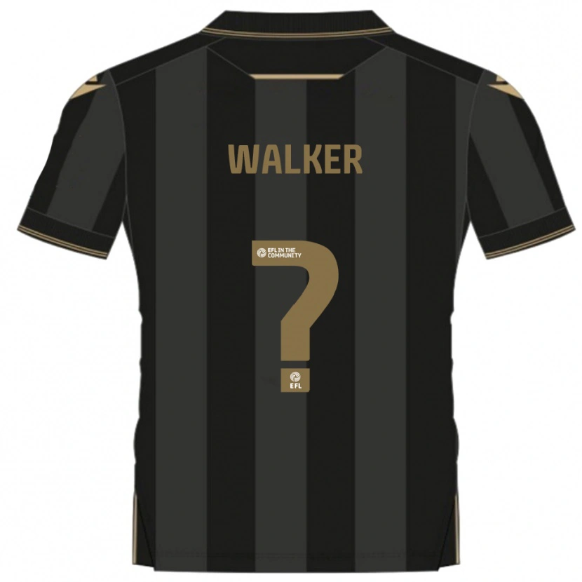 Danxen Herren Jonah Walker #0 Schwarz Gold Auswärtstrikot Trikot 2025/26 T-Shirt Österreich