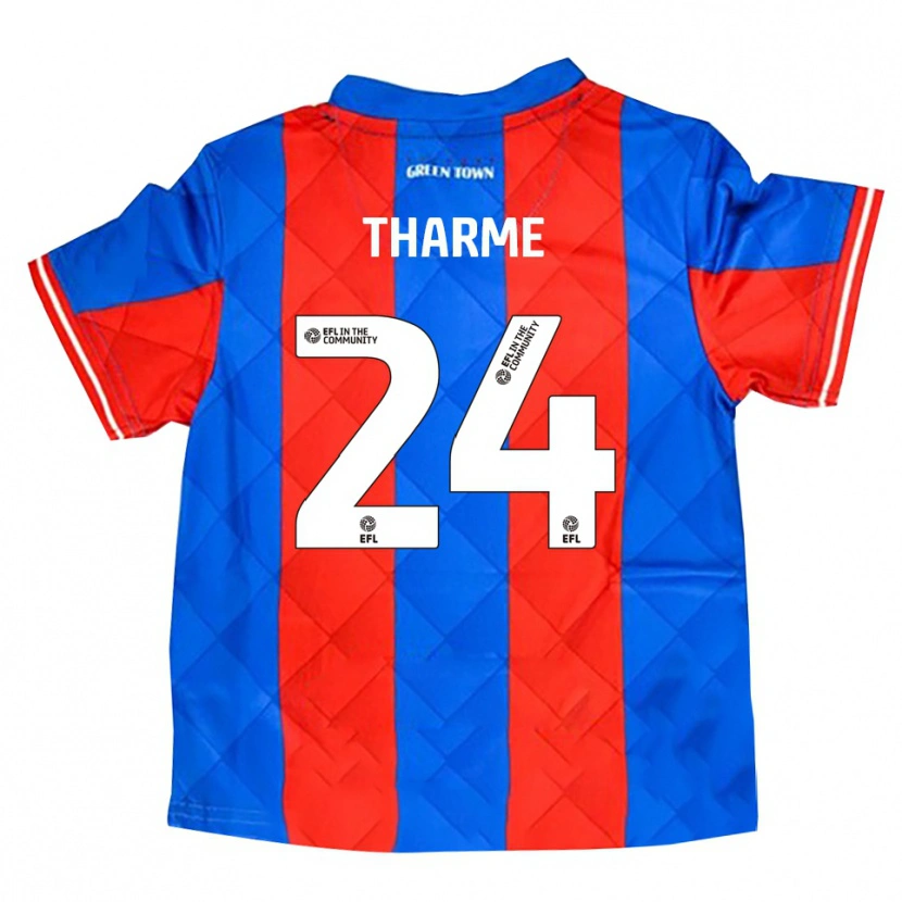 Danxen Herren Doug Tharme #24 Blau Rot Weiß Auswärtstrikot Trikot 2025/26 T-Shirt Österreich