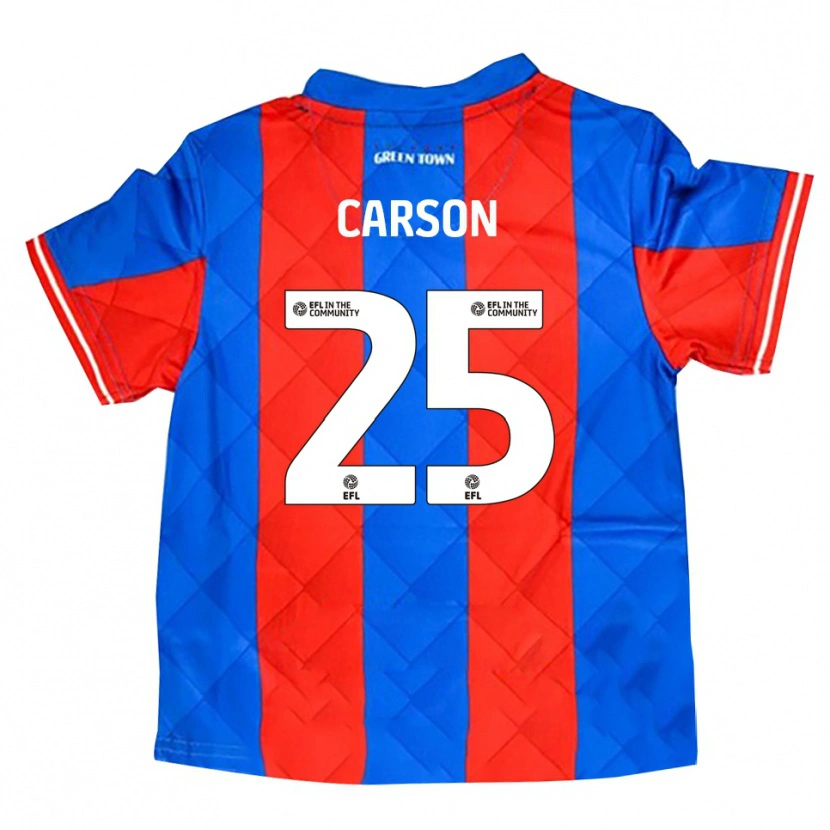 Danxen Herren Matty Carson #25 Blau Rot Weiß Auswärtstrikot Trikot 2025/26 T-Shirt Österreich