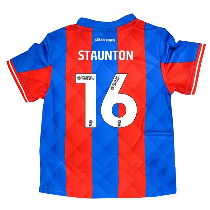 Danxen Herren Reece Staunton #16 Blau Rot Weiß Auswärtstrikot Trikot 2025/26 T-Shirt Österreich