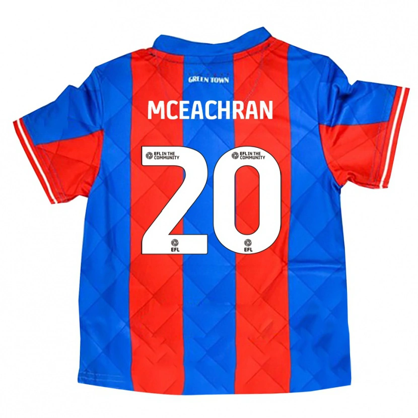Danxen Herren George Mceachran #20 Blau Rot Weiß Auswärtstrikot Trikot 2025/26 T-Shirt Österreich