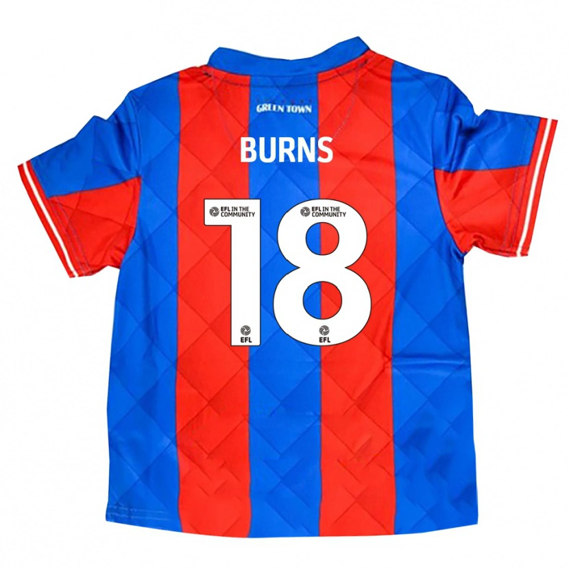 Danxen Herren Darragh Burns #18 Blau Rot Weiß Auswärtstrikot Trikot 2025/26 T-Shirt Österreich