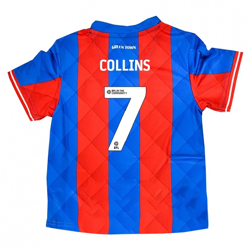 Danxen Herren Jack Collins #7 Blau Rot Weiß Auswärtstrikot Trikot 2025/26 T-Shirt Österreich