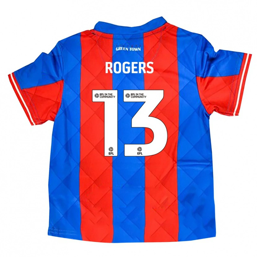 Danxen Herren Hayden Rogers #13 Blau Rot Weiß Auswärtstrikot Trikot 2025/26 T-Shirt Österreich